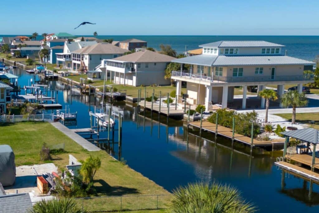 coastal homes with elevated foundations